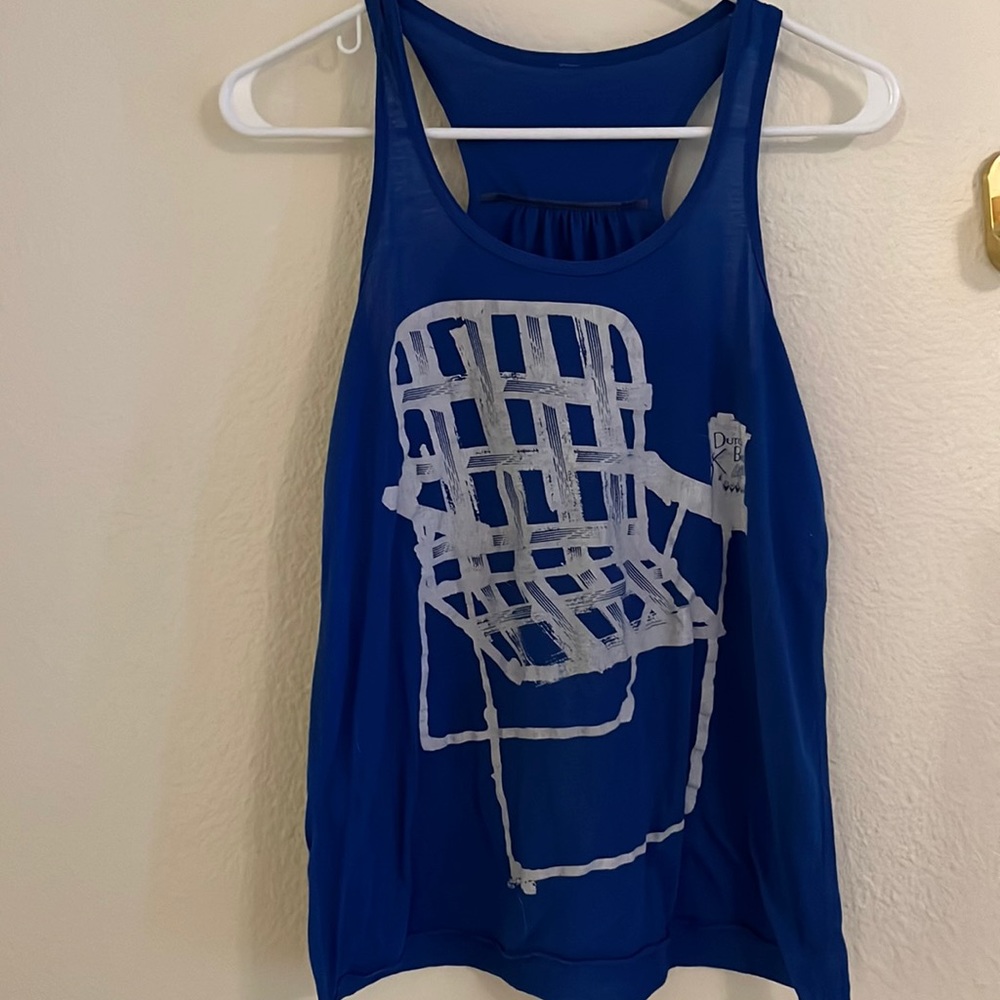 Blue Dutch bros tank top